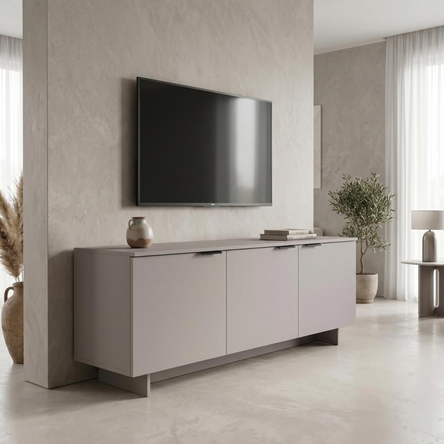 Έπιπλο τηλεόρασης Beldon pakoworld γκρι 150x42x55εκ