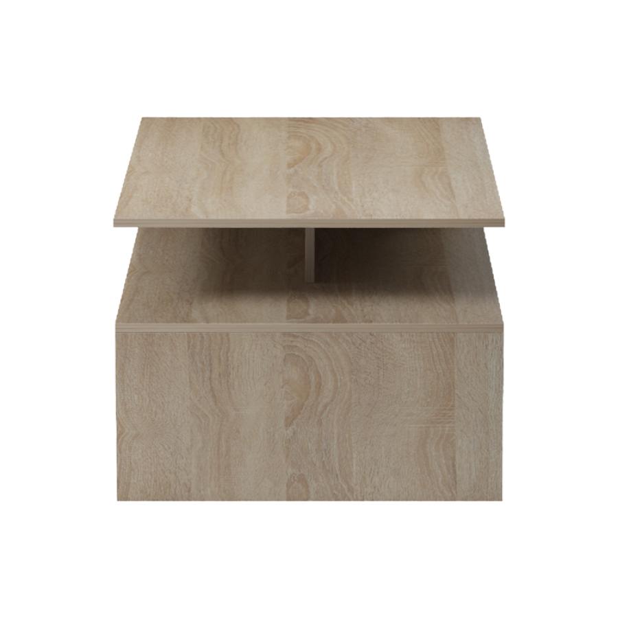 Τραπέζι σαλονιού Coffa pakoworld sonoma 90x60x45εκ