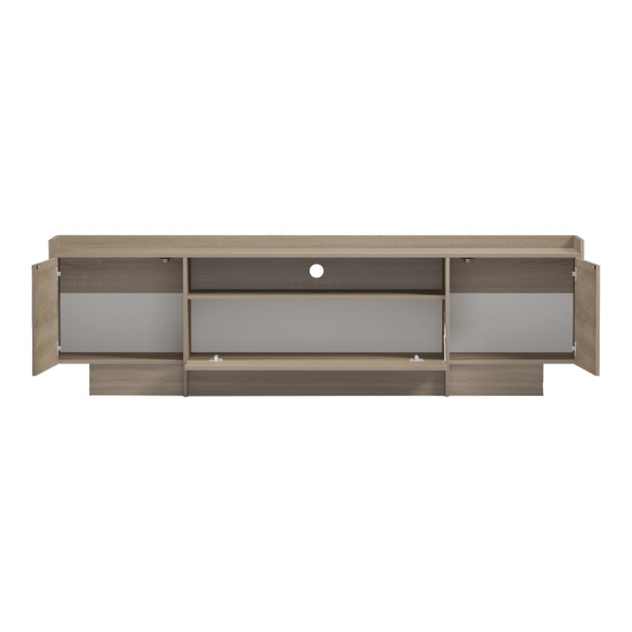 Έπιπλο τηλεόρασης Derden pakoworld sonoma 197x38x58εκ