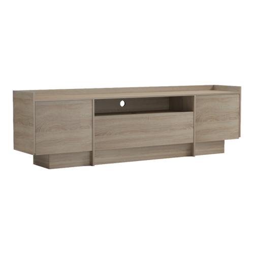 Έπιπλο τηλεόρασης Derden pakoworld sonoma 197x38x58εκ