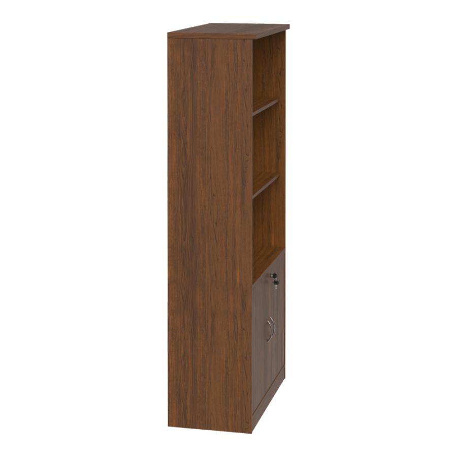 Βιβλιοθήκη γραφείου επαγγελματική Fesialo pakoworld wenge 80x40x180εκ