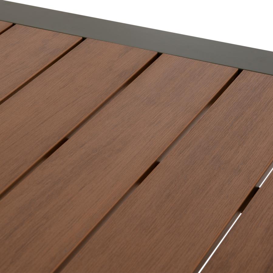 ΤΡΑΠΕΖΙ ΕΞΩΤ.ΧΩΡΟΥ GOYA HM6059.07 ΑΛΟΥΜΙΝΙΟ ΣE OLIVE GREEN & POLYWOOD 160X80Χ75Υεκ.