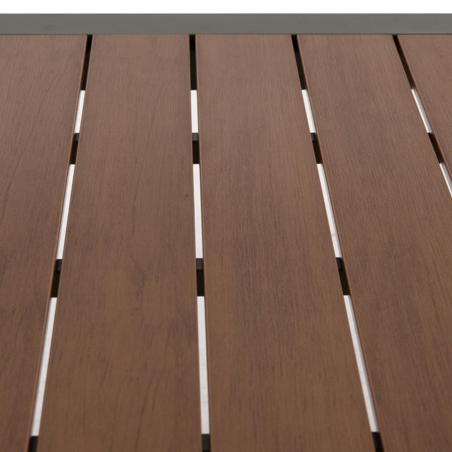 ΤΡΑΠΕΖΙ ΕΞΩΤ.ΧΩΡΟΥ GOYA HM6059.07 ΑΛΟΥΜΙΝΙΟ ΣE OLIVE GREEN & POLYWOOD 160X80Χ75Υεκ.