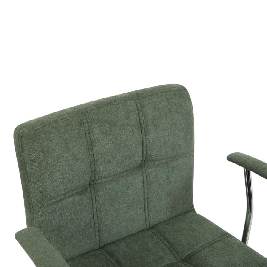 Καρέκλα γραφείου Buleco pakoworld λαδί ύφασμα 56x46x74-86εκ
