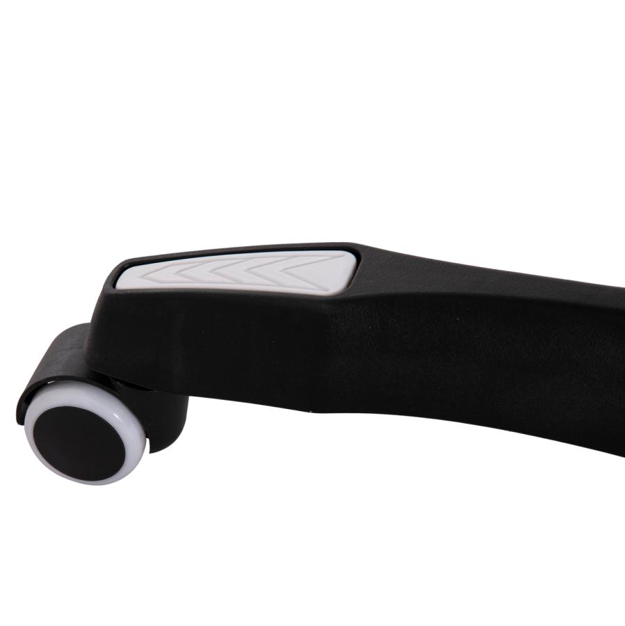ΠΟΛΥΘΡΟΝΑ GAMING DARREN HM1203.04 ΜΑΥΡΟ-ΛΕΥΚΟ PVC 58.5x100x120Υεκ.