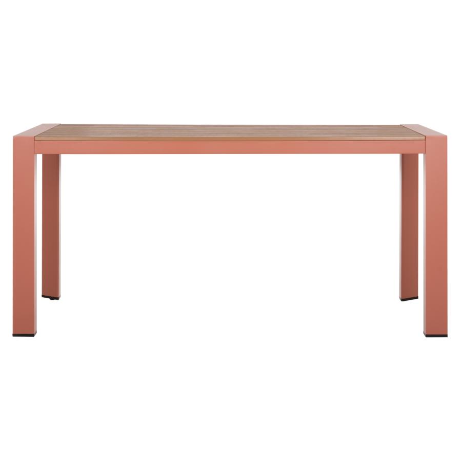 ΤΡΑΠΕΖΙ ΕΞΩΤ.ΧΩΡΟΥ GOYA HM6059.08 ΑΛΟΥΜΙΝΙΟ ΣE TERRACOTTA & POLYWOOD 160X80Χ75Υεκ.