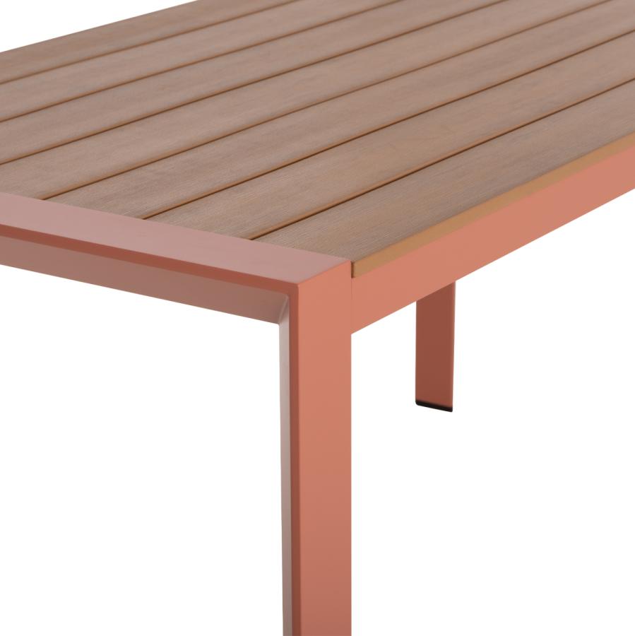 ΤΡΑΠΕΖΙ ΕΞΩΤ.ΧΩΡΟΥ GOYA HM6059.08 ΑΛΟΥΜΙΝΙΟ ΣE TERRACOTTA & POLYWOOD 160X80Χ75Υεκ.