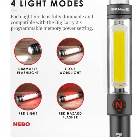 Φακός Big Larry II Nebo