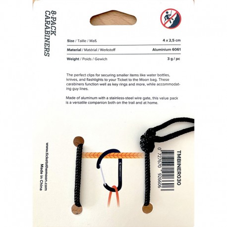 Carabiner Ticket To The Moon