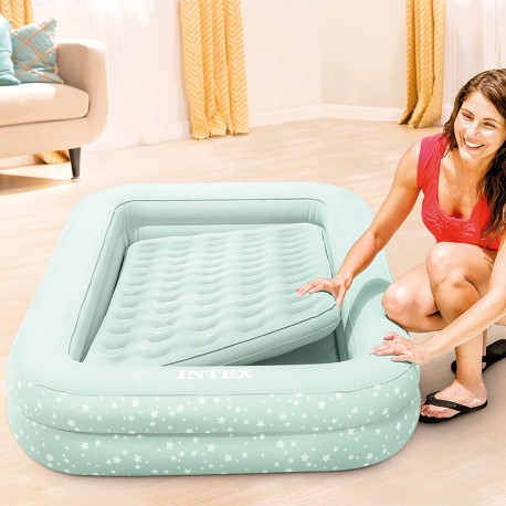 Kidz Travel Bed Set Φουσκωτό Στρώμα Ύπνου 107x168x25εκ