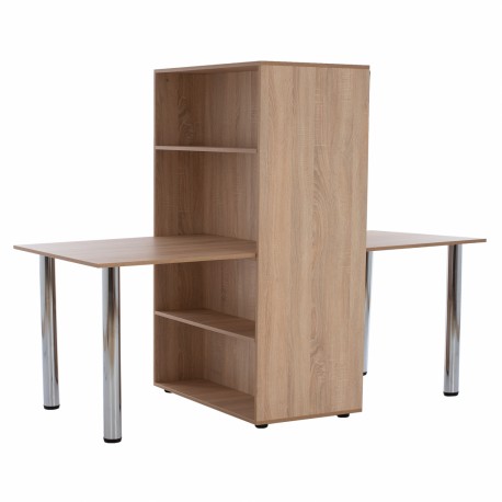 Combo Γραφεία-Βιβλιοθήκη Μελαμίνης 168x77x73/150εκ
