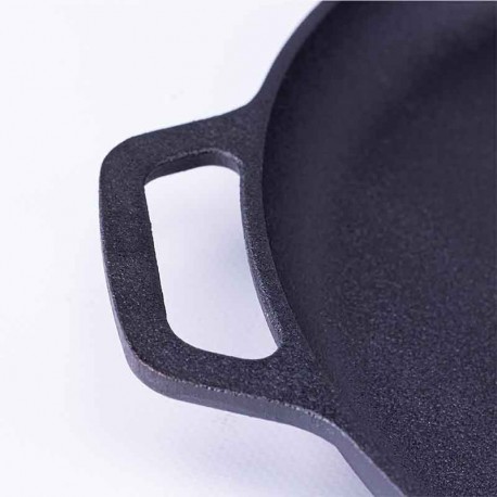 BBQ1230 Μαντεμένιο Τηγάνι 44x32x4.5εκ