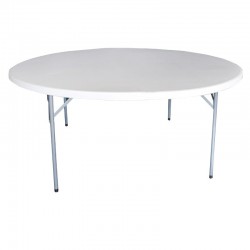 Catering Τραπέζι Πτυσσόμενο Μεταλλικό PP Φ152x74εκ