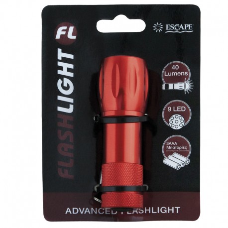 Φακός Αλουμινίου Mini 9Led/40lm