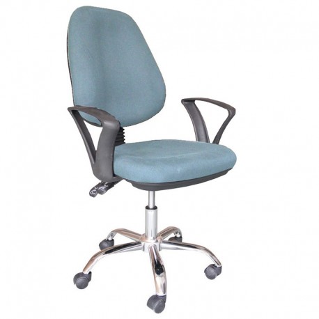 Groom Chrome Πολυθρόνα Γραφείου Ύφασμα 63x54x95/103εκ