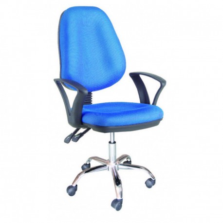 Groom Chrome Πολυθρόνα Γραφείου Ύφασμα 63x54x95/103εκ