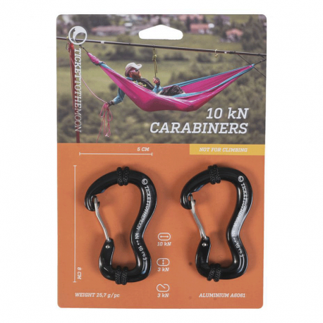 Σετ Carabiner Αιώρας Tickettothemoon Highgrade 10KN-1000KG