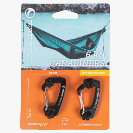 Σετ Carabiner Αιώρας Tickettothemoon Light Weight 6KN-600KG