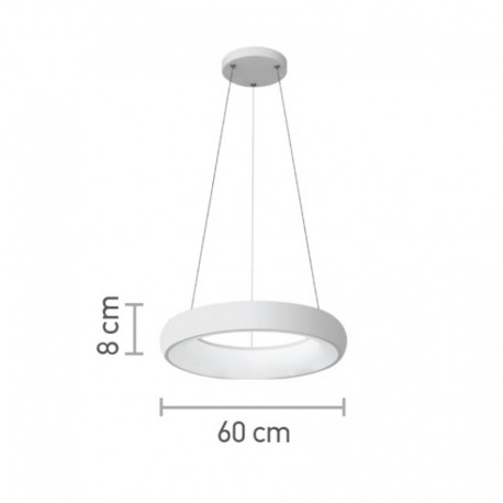InLight LED 110W 3CCT Μοντέρνο Κρεμαστό Φωτιστικό