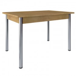 Τραπέζι Μεταλλικό Inox 100x80x75εκ