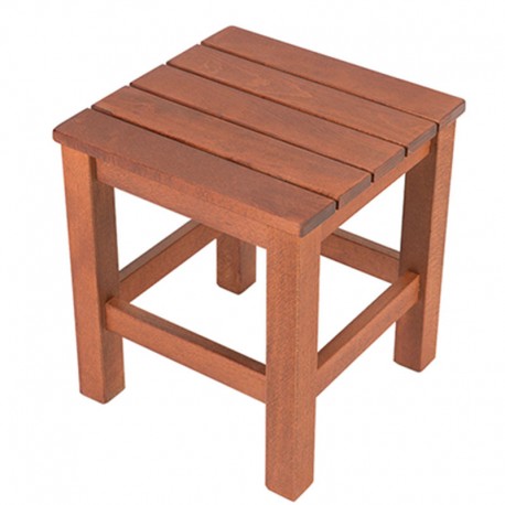 Σκαμπώ Ξύλινο 35.5x35.5x40εκ