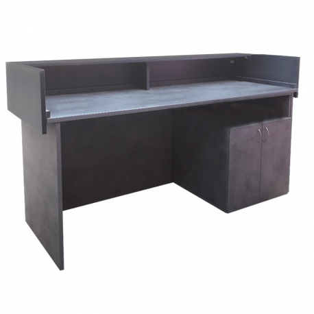 Reception D5993 Μελαμίνης 230x75/22x78/105εκ