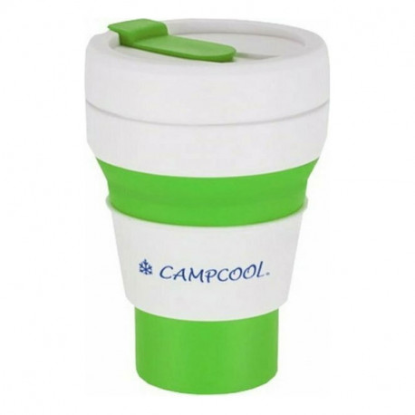 Campcool Κούπα Σιλικόνης Πτυσσόμενη με Καλαμάκι 475ml