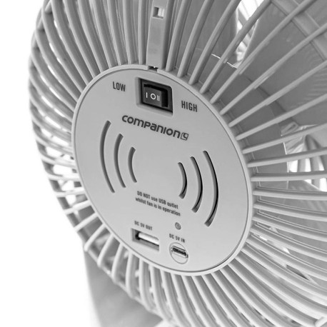 Επαναφορτιζόμενος ανεμιστήρας camping Companion AEROBREEZE 17cm