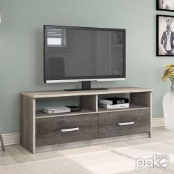 Συρταριέρα OLYMPUS pakoworld με 4 συρτάρια χρώμα castillo-toro 80x40x95εκ