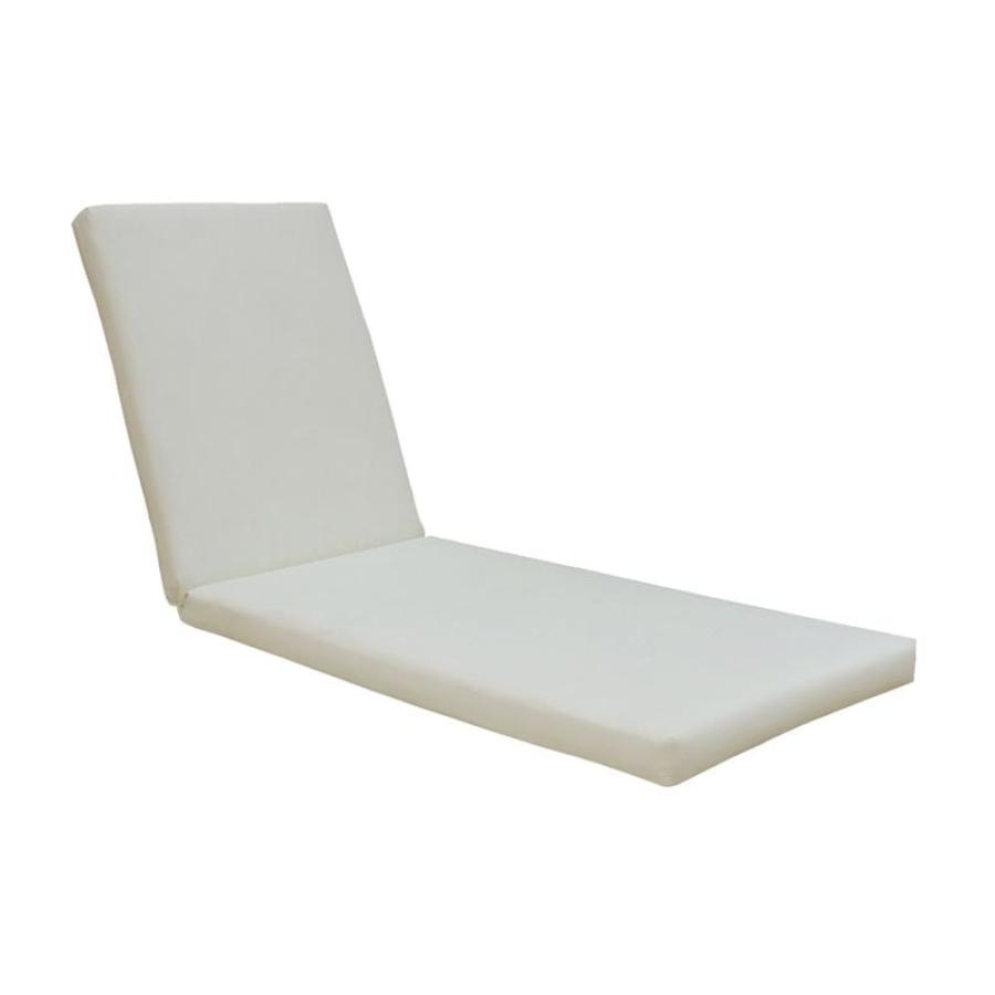 SUNLOUNGER Μαξιλάρι Ξαπλώστρας Ύφασμα Εκρού Water Repellent, Foam+Polyester Φερμουάρ-Velcro