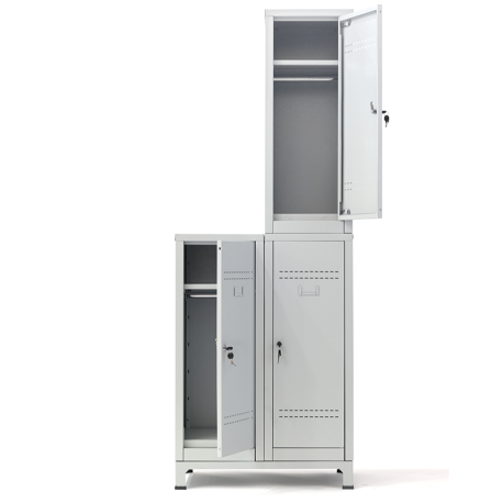 Ιματιοθήκη Μεταλλική Μονόφυλλη 40x35x160εκ