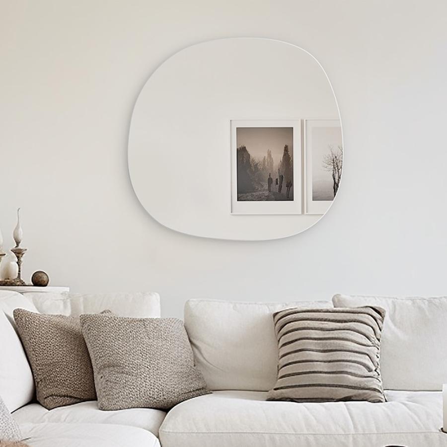 Καθρέπτης Frameless 1 pakoworld μαύρο 49x1.2x52εκ