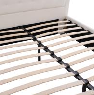 ΚΡΕΒΑΤΙ MALENA ΑΠΟ ΜΠΕΖ ΥΦΑΣΜΑ NUBUCK HM647.22 ΓΙΑ ΣΤΡΩΜΑ 120x200 εκ.