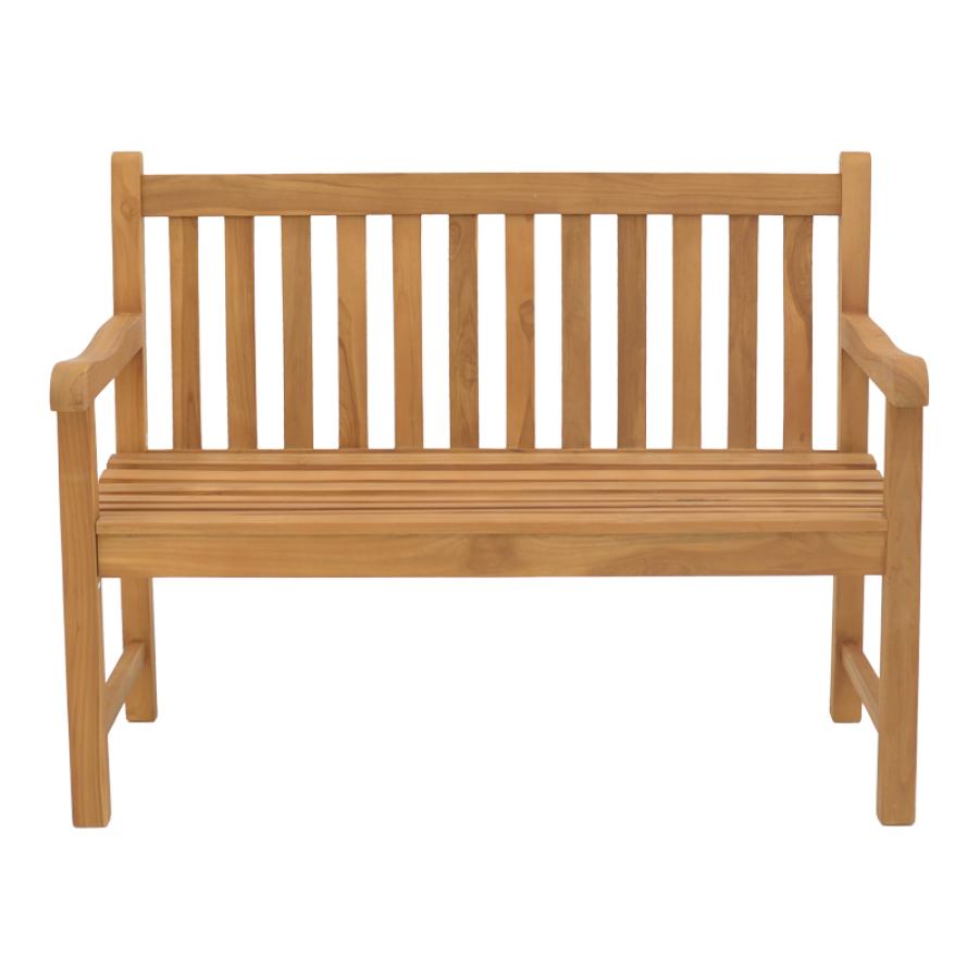 Καναπές Nat pakoworld teak ξύλο σε φυσική απόχρωση 120x57x96εκ